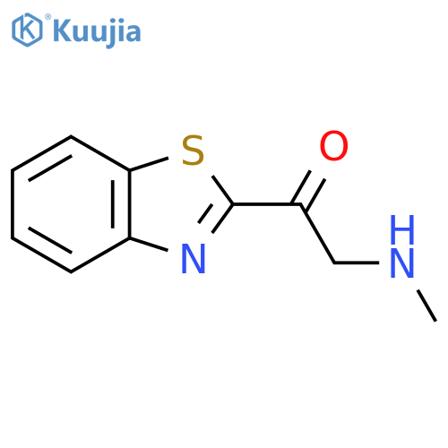 1-(1,3-benzothiazol-2-yl)-2-(methylamino)ethan-1-one structure
