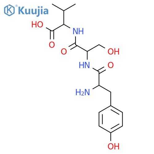 L-Valine, N-(N-L-tyrosyl-L-seryl)- structure