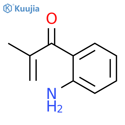 1-(2-aminophenyl)-2-methylprop-2-en-1-one structure