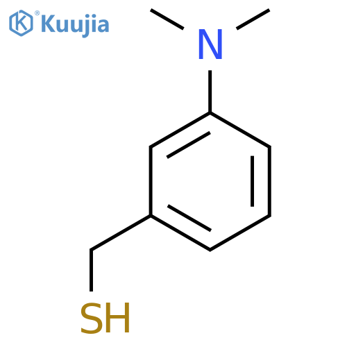 3-(dimethylamino)phenylmethanethiol structure