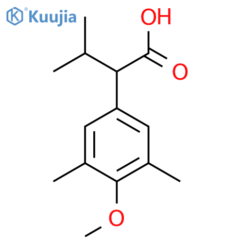 2-(4-Methoxy-3,5-dimethylphenyl)-3-methylbutanoic acid structure