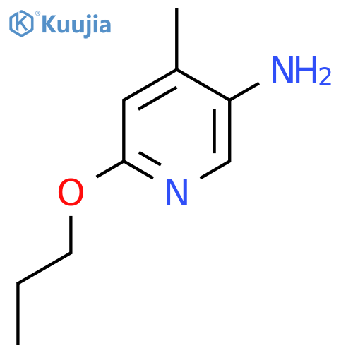 4-Methyl-6-propoxypyridin-3-amine structure