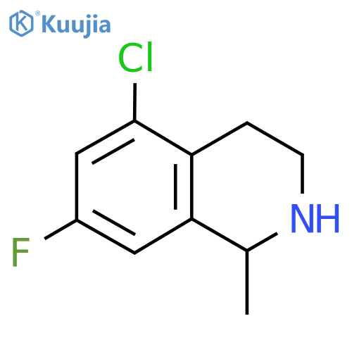 5-Chloro-7-fluoro-1-methyl-1,2,3,4-tetrahydroisoquinoline structure