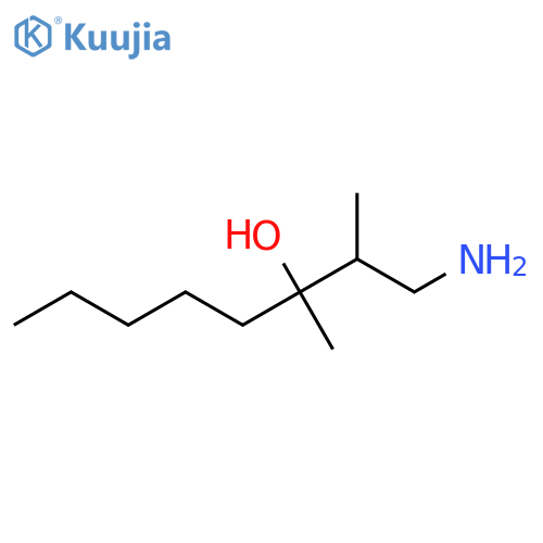 1-Amino-2,3-dimethyloctan-3-ol structure
