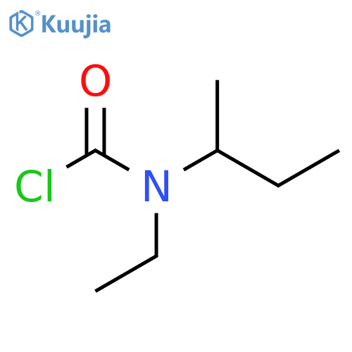 N-(butan-2-yl)-n-ethylcarbamoyl chloride structure