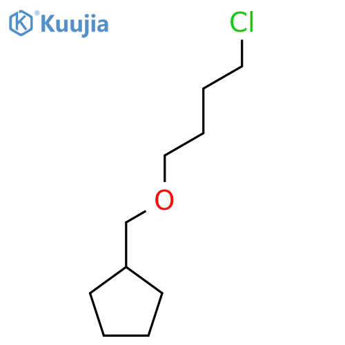 4-Chlorobutoxymethylcyclopentane structure