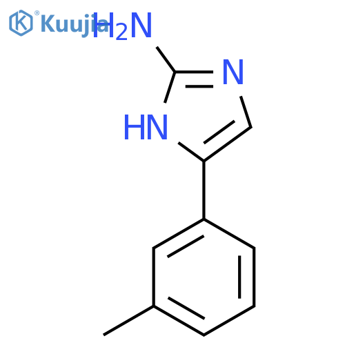 5-(3-methylphenyl)-1H-imidazol-2-amine structure