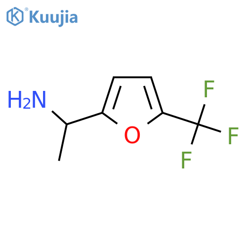 1-5-(trifluoromethyl)furan-2-ylethan-1-amine structure