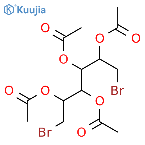 2,3,4,5-Tetra-O-acetyl-1,6-dibromo-1,6-dideoxy-D-mannitol structure