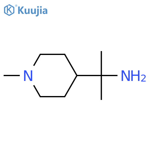 2-(1-methylpiperidin-4-yl)propan-2-amine structure