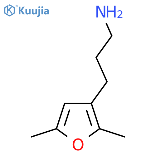 3-(2,5-dimethylfuran-3-yl)propan-1-amine structure