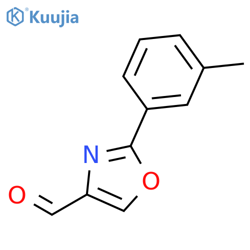 4-Oxazolecarboxaldehyde,2-(3-methylphenyl)- structure