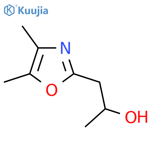 1-(dimethyl-1,3-oxazol-2-yl)propan-2-ol structure