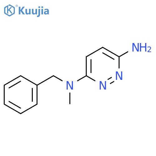 N3-Benzyl-N3-methylpyridazine-3,6-diamine structure