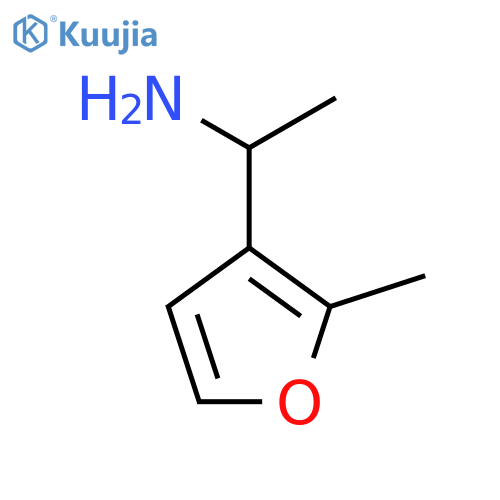 1-(2-methylfuran-3-yl)ethan-1-amine structure