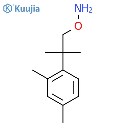 O-2-(2,4-dimethylphenyl)-2-methylpropylhydroxylamine structure