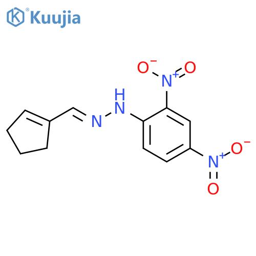 1-Cyclopentene-1-carbaldehyde(2,4-dinitrophenyl)hydrazone structure