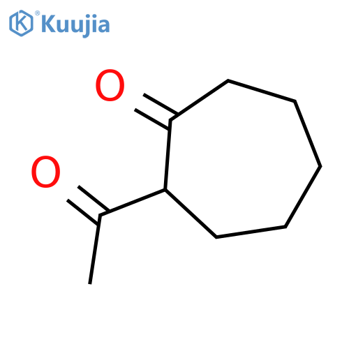 2-acetylcycloheptan-1-one structure