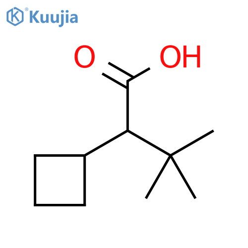 2-cyclobutyl-3,3-dimethylbutanoic acid structure
