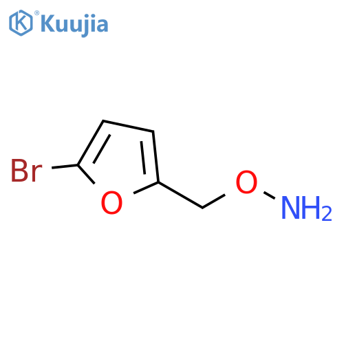 O-(5-bromofuran-2-yl)methylhydroxylamine structure
