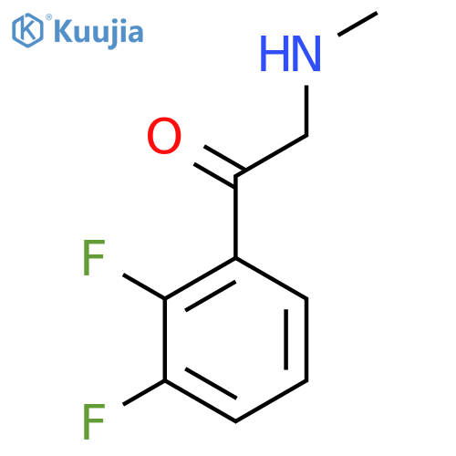 1-(2,3-difluorophenyl)-2-(methylamino)ethan-1-one structure