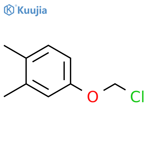 Benzene, 4-(chloromethoxy)-1,2-dimethyl- structure