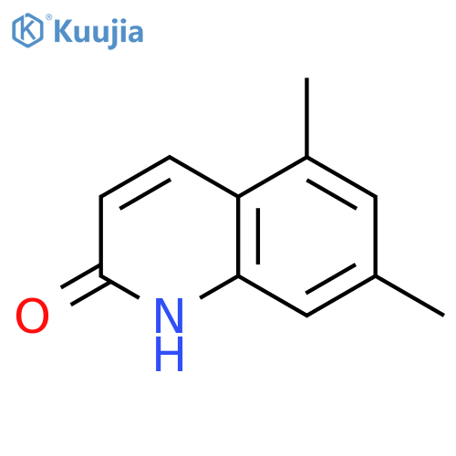 2(1H)-Quinolinone, 5,7-dimethyl- structure