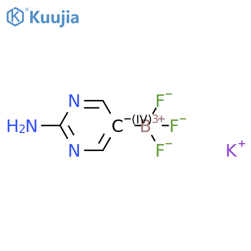 Borate(1-), (2-amino-5-pyrimidinyl)trifluoro-, potassium (1:1), (T-4)- structure