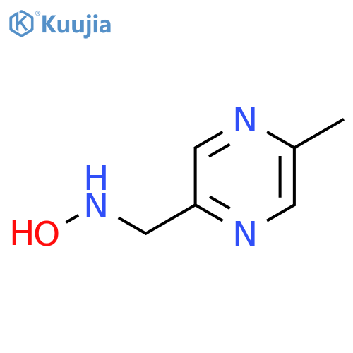 N-(5-methylpyrazin-2-yl)methylhydroxylamine structure