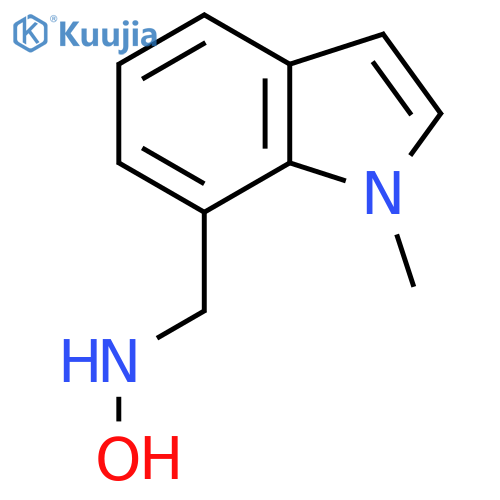 N-(1-methyl-1H-indol-7-yl)methylhydroxylamine structure