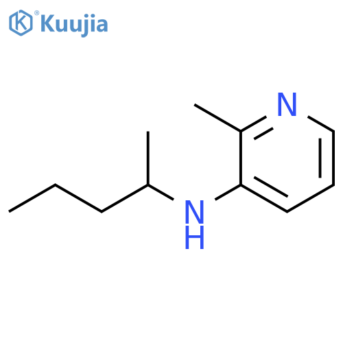 2-methyl-N-(pentan-2-yl)pyridin-3-amine structure