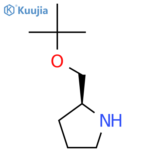 Pyrrolidine, 2-[(1,1-dimethylethoxy)methyl]-, (2S)- structure