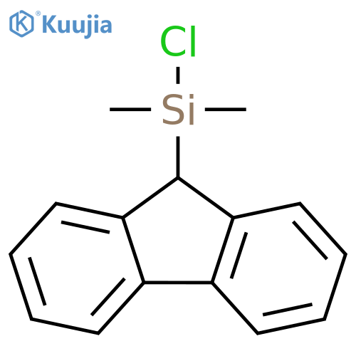 9H-Fluorene,9-(chlorodimethylsilyl)- structure