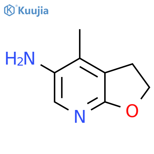 4-Methyl-2,3-dihydrofuro[2,3-B]pyridin-5-amine structure