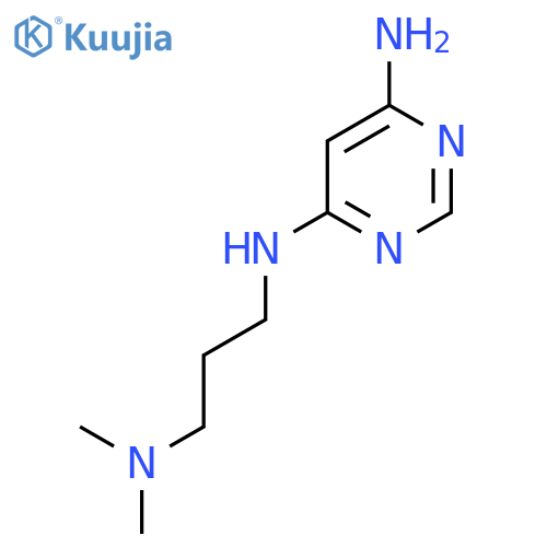 N4-(3-(Dimethylamino)propyl)pyrimidine-4,6-diamine structure