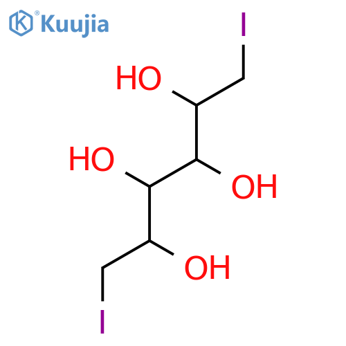 D-Mannitol,1,6-dideoxy-1,6-diiodo- structure