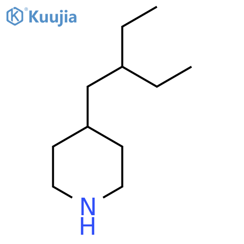 4-(2-ethylbutyl)piperidine structure