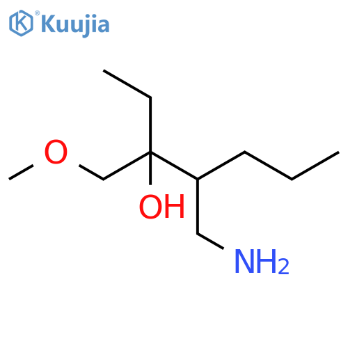 3-Heptanol, 4-(aminomethyl)-3-(methoxymethyl)- structure