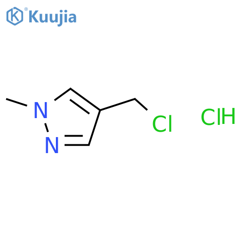 4-(chloromethyl)-1-methyl-pyrazole hydrochloride structure
