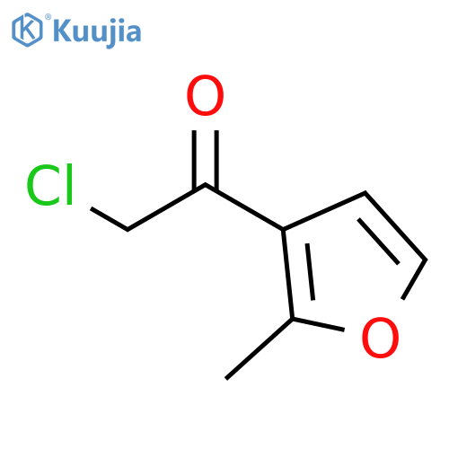 2-CHLORO-1-(2-METHYLFURAN-3-YL)ETHAN-1-ONE structure