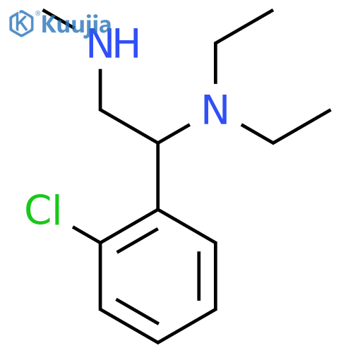 2-(2-chlorophenyl)-2-(diethylamino)ethyl(methyl)amine structure