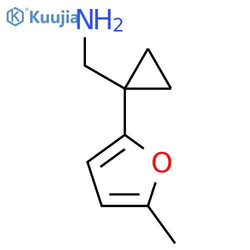 1-(5-methylfuran-2-yl)cyclopropylmethanamine structure