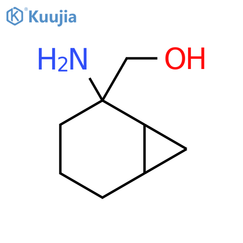 {2-aminobicyclo4.1.0heptan-2-yl}methanol structure