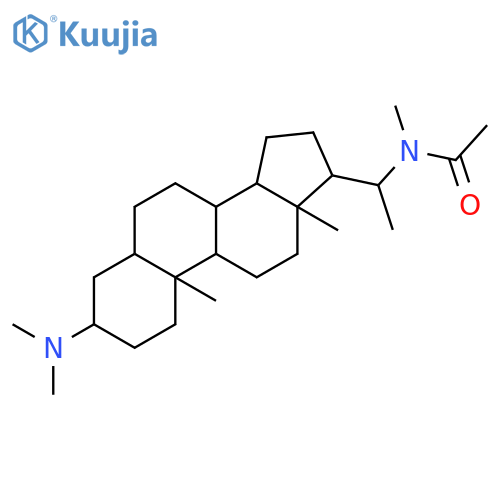 Acetamide, N-[(3a,5a,20S)-3-(dimethylamino)pregnan-20-yl]-N-methyl- (9CI) structure