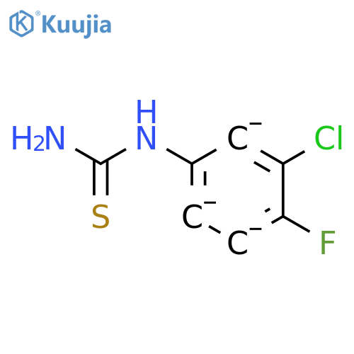 1-(3-Chloro-4-fluorophenyl)-2-thiourea structure