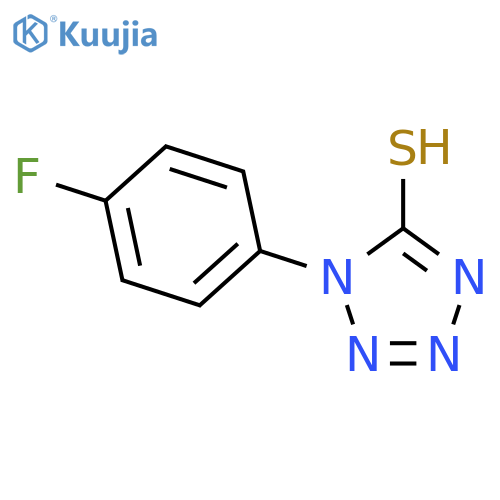 1-(4-Fluorophenyl)-1H-tetrazole-5-thiol structure