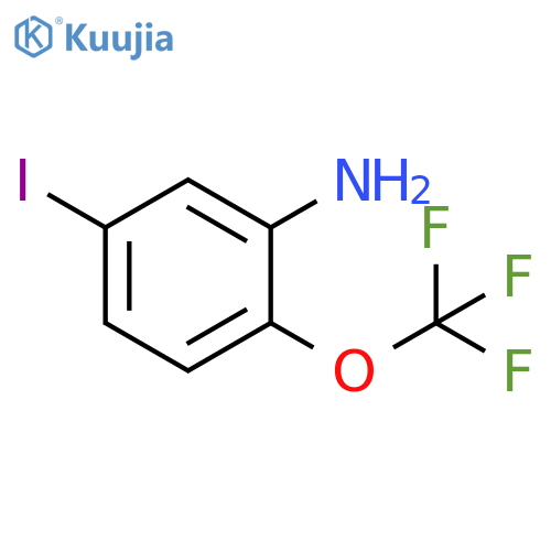 Benzenamine, 5-iodo-2-(trifluoromethoxy)- structure