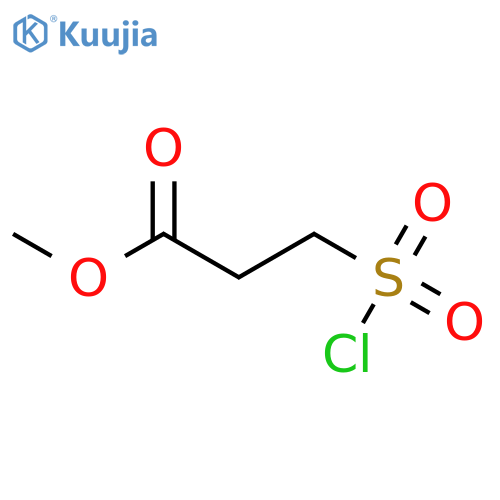 Methyl 3-(chlorosulfonyl)propanoate structure