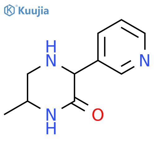 6-methyl-3-(pyridin-3-yl)piperazin-2-one structure
