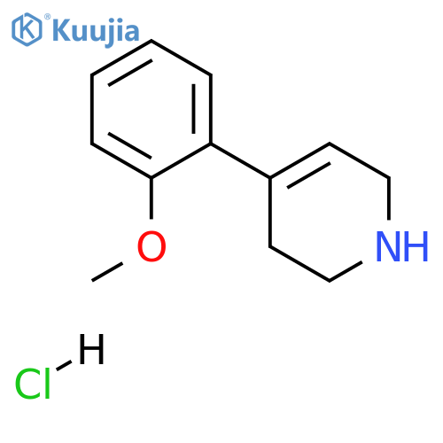 4-(2-METHOXYPHENYL)-1,2,3,6-TETRAHYDROPYRIDINE HCL structure
